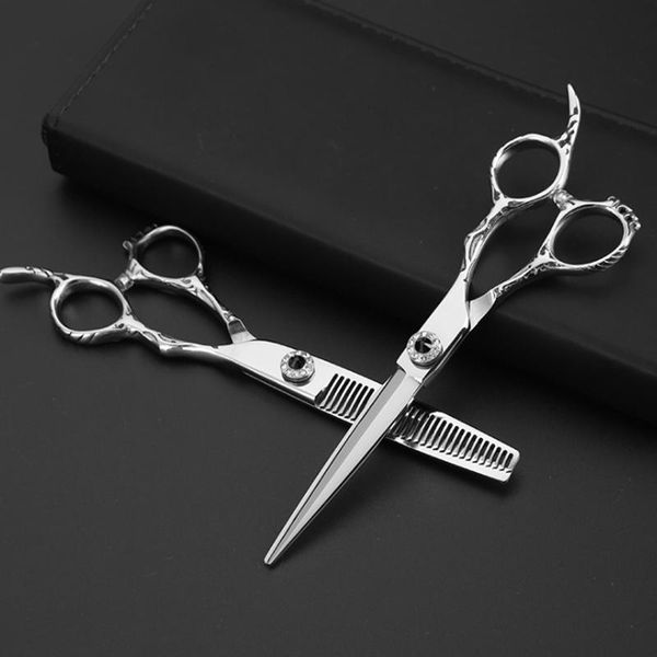 hair scissors hairdressing set 6 inch stainless steel handle professional flat thinning barber
hair scissors hairdressing set 6 inch stainless steel handle professional flat thinning barber