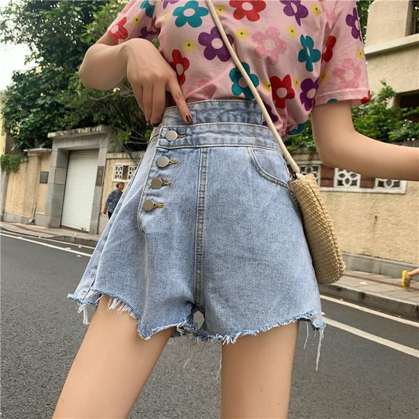 women's jeans clothing han edition single-breasted high waist students flash denim pants wide-legged, Blue
women's jeans clothing han edition single-breasted high waist students flash denim pants wide-legged, Blue