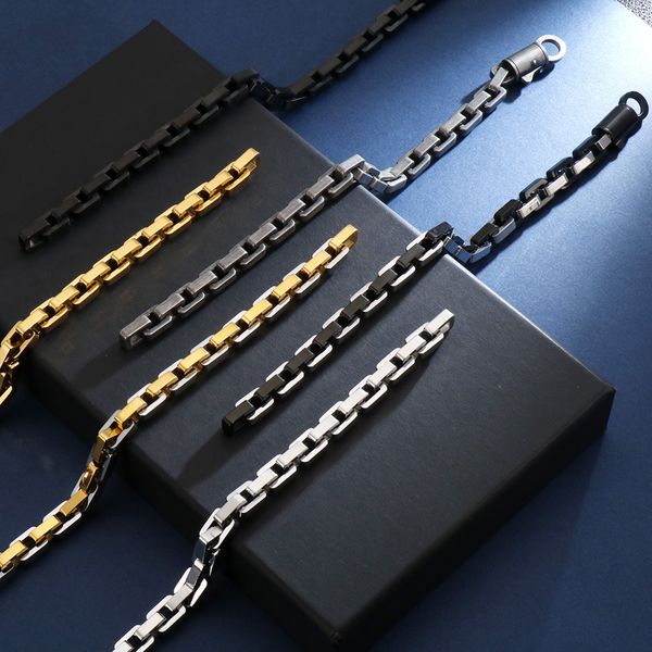 hiphop 8mm chain bracelet men metal solid 316l stainless steel mens friendship bracelets link 2020 male jewellery accessories w1218 351 q2, Black
hiphop 8mm chain bracelet men metal solid 316l stainless steel mens friendship bracelets link 2020 male jewellery accessories w1218 351 q2, Black