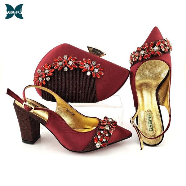 nigerian 2021 arrival italian design elegant ladies shoes and bag set decorated with rhinestone in wine color for party dress, Black
nigerian 2021 arrival italian design elegant ladies shoes and bag set decorated with rhinestone in wine color for party dress, Black