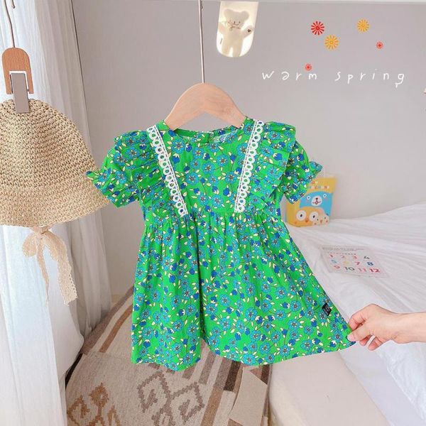 girl's dresses 2021summer girls dress fashion floral puff sleeve ruffles lace children toddler girl party princess cotton sweet clothes, Red;yellow
girl's dresses 2021summer girls dress fashion floral puff sleeve ruffles lace children toddler girl party princess cotton sweet clothes, Red;yellow