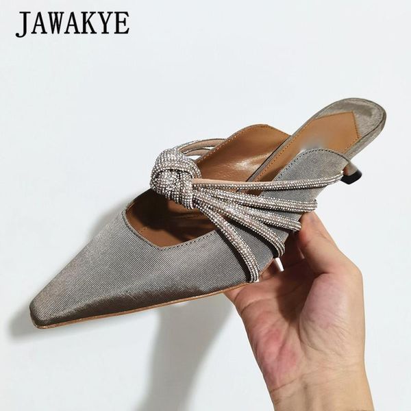 slippers women party slides high-heeled crystal runway pointy diamond knotted summer mules shallow kitten heel shoes, Black
slippers women party slides high-heeled crystal runway pointy diamond knotted summer mules shallow kitten heel shoes, Black