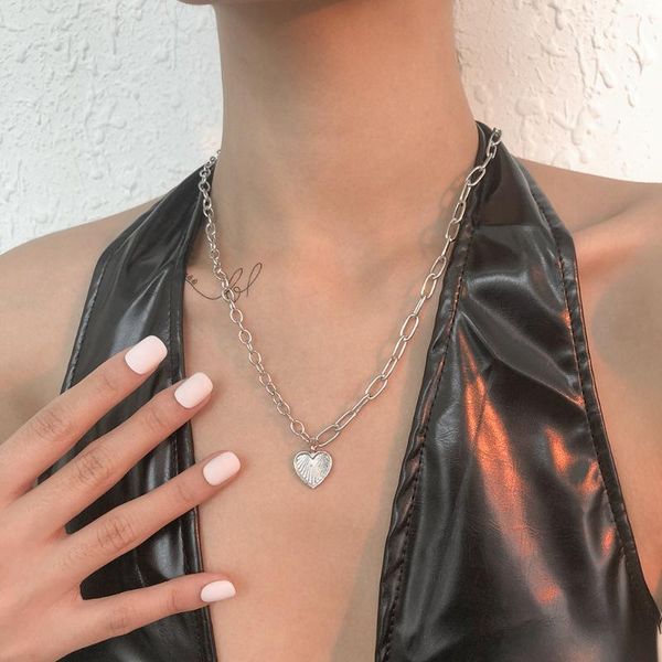 pendant necklaces summer 2021 european and american fashion jewelry simple necklace women's heart elegant clavicle chain, Silver
pendant necklaces summer 2021 european and american fashion jewelry simple necklace women's heart elegant clavicle chain, Silver
