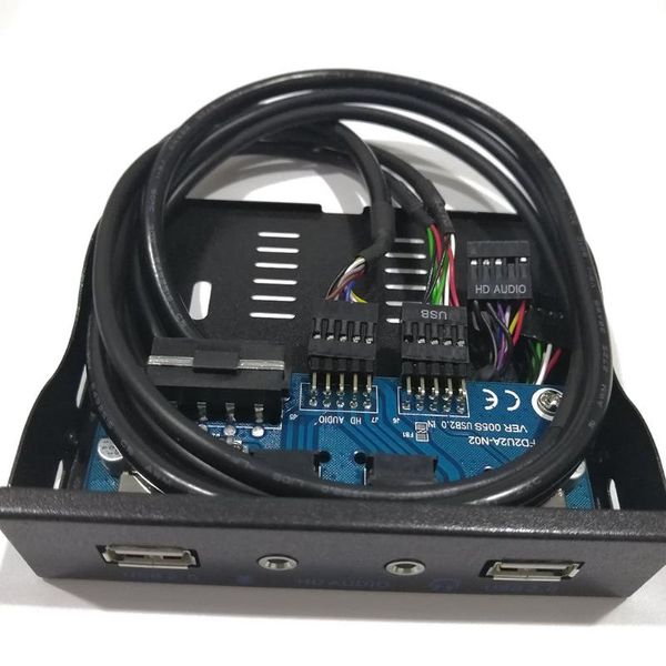 hubs 3.5'' 2-usb 2.0 port hub + hd audio output floppy drive expansion front panel wholesale
hubs 3.5'' 2-usb 2.0 port hub + hd audio output floppy drive expansion front panel wholesale