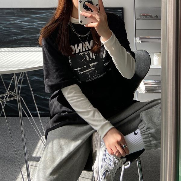 2 colors spring autumn women loose korean style large letter print short sleeve t-shirts womens tee shirt femme (f4239), White
2 colors spring autumn women loose korean style large letter print short sleeve t-shirts womens tee shirt femme (f4239), White