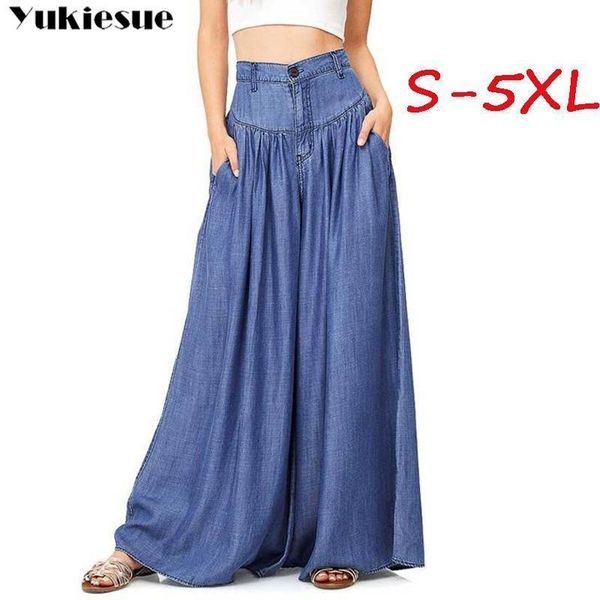 women's pants & capris streetwear summer 2021 boho womens female high waist denim pleated wide leg for women trousers woman plus size 5, Black;white
women's pants & capris streetwear summer 2021 boho womens female high waist denim pleated wide leg for women trousers woman plus size 5, Black;white