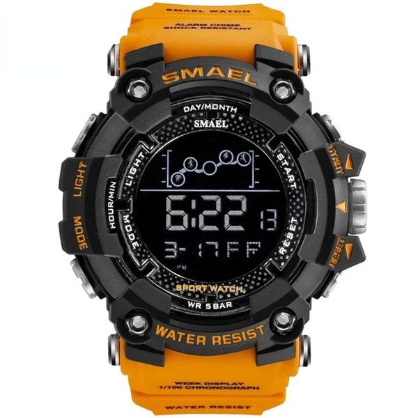 wristwatches 2021 fashion men's watch military waterproof sports digital satch relogio masculino high-end brand, Slivery;brown
wristwatches 2021 fashion men's watch military waterproof sports digital satch relogio masculino high-end brand, Slivery;brown
