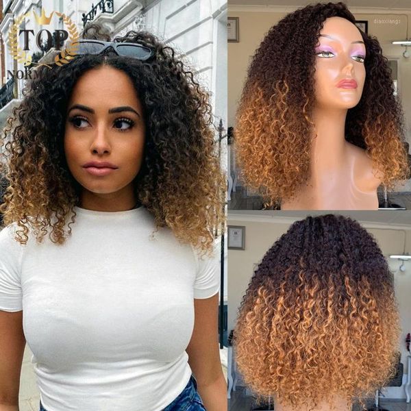 ormantic ombre color 13x6 lace front human hair wig remy kinky curly 2 tone middle part guleless wigs1, Black;brown
ormantic ombre color 13x6 lace front human hair wig remy kinky curly 2 tone middle part guleless wigs1, Black;brown