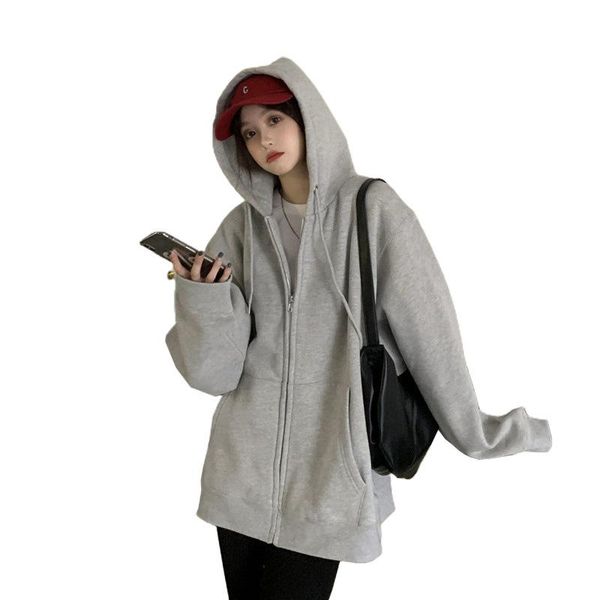 women's hoodies & sweatshirts women casual loose hooded sweater zipper long jacket, Black
women's hoodies & sweatshirts women casual loose hooded sweater zipper long jacket, Black