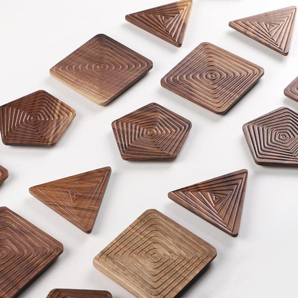 mats & pads tea coffee cup pad placemats decor walnut wood coasters durable heat resistant square drink mat
mats & pads tea coffee cup pad placemats decor walnut wood coasters durable heat resistant square drink mat