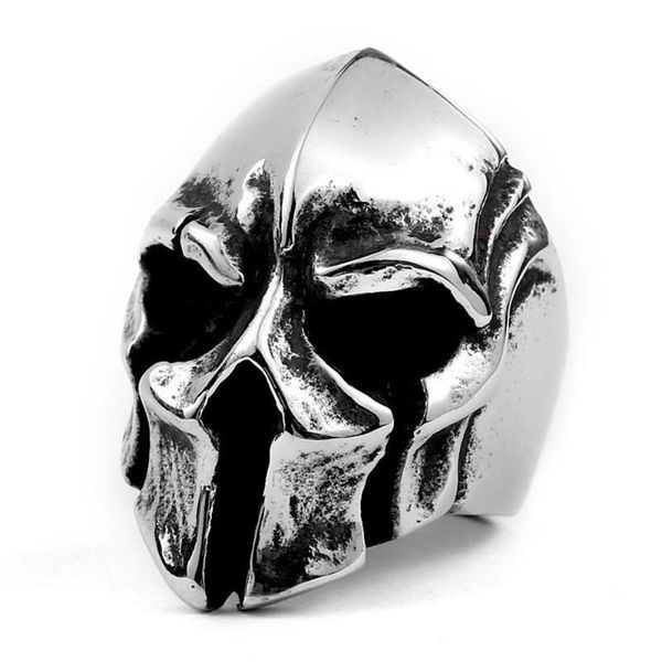wedding rings punk mens vintage ring old smoked black silver spartan warrior mask signet for male strange anel anillos jewelry gift, Slivery;golden
wedding rings punk mens vintage ring old smoked black silver spartan warrior mask signet for male strange anel anillos jewelry gift, Slivery;golden