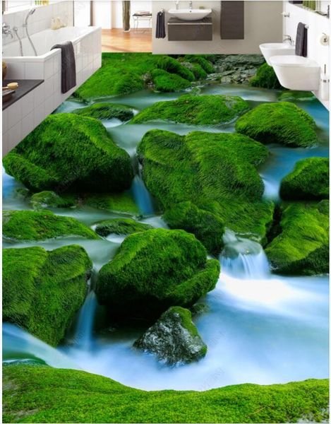3d pvc wall stickers self-adhesive vinyl floor river water green stone stream custom p mural home decor in the living room wallpaper for wal
3d pvc wall stickers self-adhesive vinyl floor river water green stone stream custom p mural home decor in the living room wallpaper for wal