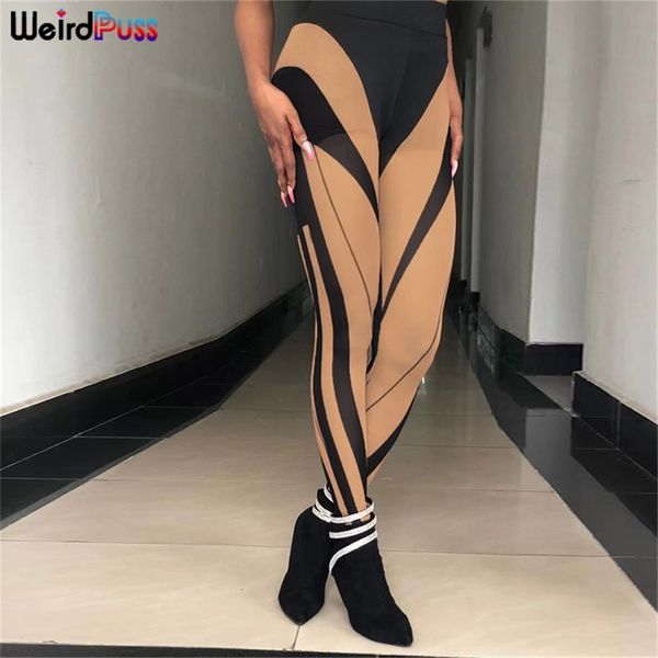 weird puss mesh see through fitness leggings body-shaping sporty patchwork summer fashion streetwear workout wild skinny pants 211215, Black
weird puss mesh see through fitness leggings body-shaping sporty patchwork summer fashion streetwear workout wild skinny pants 211215, Black