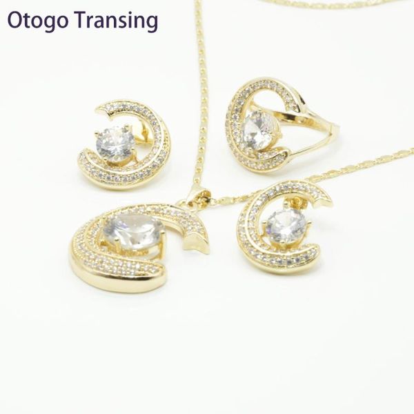 earrings & necklace otogo transing 2021 lastest issued white grade cubic zirconia jewelry sets gold color and pendant s211, Silver
earrings & necklace otogo transing 2021 lastest issued white grade cubic zirconia jewelry sets gold color and pendant s211, Silver