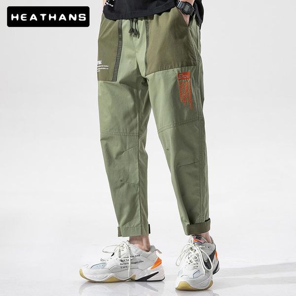 men's korean sports cargo pants male straight summer thin casual ankle length pant men color contrast pocket decoration trousers, Black
men's korean sports cargo pants male straight summer thin casual ankle length pant men color contrast pocket decoration trousers, Black