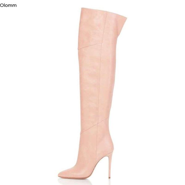 boots olomm fashion women winter over the knee stiletto high heels pointed toe gorgeous pink shoes us size 5-13, Black
boots olomm fashion women winter over the knee stiletto high heels pointed toe gorgeous pink shoes us size 5-13, Black