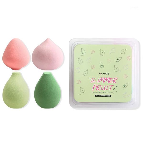 4pcs makeup sponge professional cosmetic puff for foundation concealer cream make up soft cute fruit dry and wet dual use sponge1
4pcs makeup sponge professional cosmetic puff for foundation concealer cream make up soft cute fruit dry and wet dual use sponge1