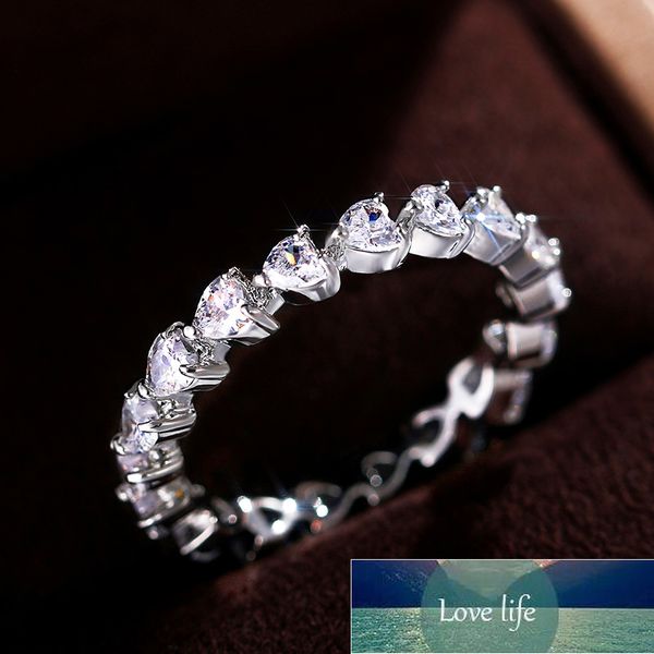 huitan romantic heart promise rings women wedding bands jewelry dazzling crystal zirconia dance party female statement love ring, Silver
huitan romantic heart promise rings women wedding bands jewelry dazzling crystal zirconia dance party female statement love ring, Silver