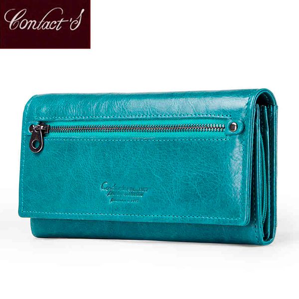 wallets contact's genuine leather wallet women card holder for long style coin purse female clutch bag portfel damski m3zu, Red;black
wallets contact's genuine leather wallet women card holder for long style coin purse female clutch bag portfel damski m3zu, Red;black