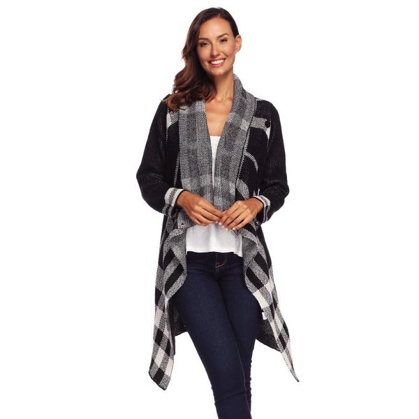 women's sweaters winter fashion coat women long sleeve loose knitting cardigan sweater knitted female pull femme, White;black
women's sweaters winter fashion coat women long sleeve loose knitting cardigan sweater knitted female pull femme, White;black