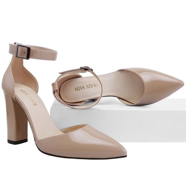 dress shoes loslandifen women pumps 10cm ankle strap high heels for lady thick heel pointed toes party wedding shoe, Black
dress shoes loslandifen women pumps 10cm ankle strap high heels for lady thick heel pointed toes party wedding shoe, Black