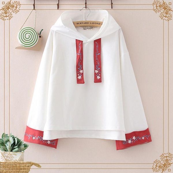 women's hoodies & sweatshirts nicemix antique embroidery hooded pullover japanese spring clothing long sleeve girls soft cute white hoo, Black
women's hoodies & sweatshirts nicemix antique embroidery hooded pullover japanese spring clothing long sleeve girls soft cute white hoo, Black