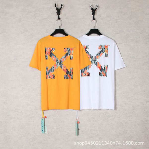 2021 spring / summer off new mosaic arrstyle print casual round neck short sleeve t-shirt men's and women's batch, White;black
2021 spring / summer off new mosaic arrstyle print casual round neck short sleeve t-shirt men's and women's batch, White;black