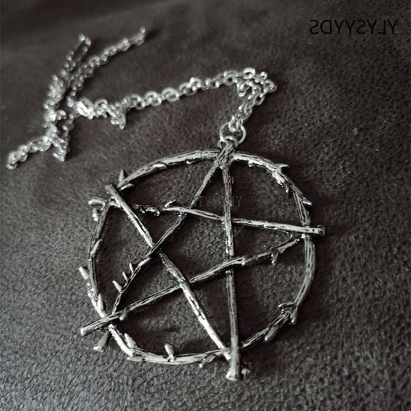 gothic pentagram necklace grunge pentacle wicca punk statement jewelry creative charm fashion women delicacy gift, Silver
gothic pentagram necklace grunge pentacle wicca punk statement jewelry creative charm fashion women delicacy gift, Silver