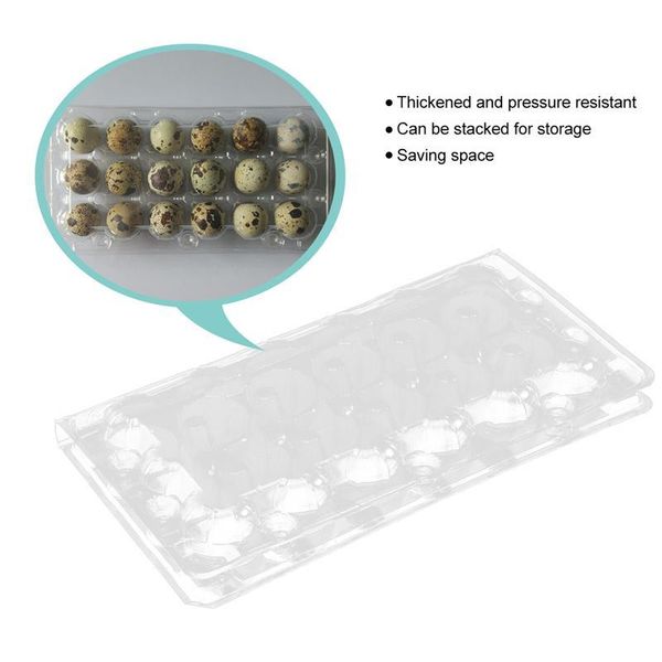 storage bottles & jars 50pcs 18 grids quail egg carton container organizer disposable pvc box transparent dispenser holder for home
storage bottles & jars 50pcs 18 grids quail egg carton container organizer disposable pvc box transparent dispenser holder for home