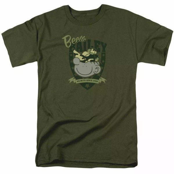 beetle bailey on duty t shirt mens licensed army comic tee military green, White;black
beetle bailey on duty t shirt mens licensed army comic tee military green, White;black