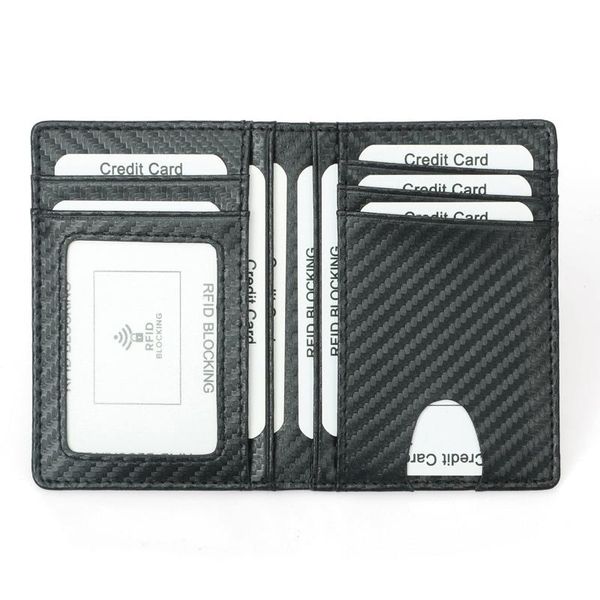 card holders thin holder black carbon fiber slim rfid wallets leather driver license cover for men wallet, Brown;gray
card holders thin holder black carbon fiber slim rfid wallets leather driver license cover for men wallet, Brown;gray