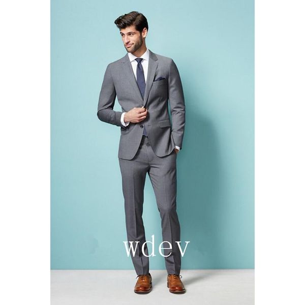 men's suits & blazers custom made grey groom groomsmen tuxedos wedding business slim fit lapel trim est men (jacket+pants) f342, White;black
men's suits & blazers custom made grey groom groomsmen tuxedos wedding business slim fit lapel trim est men (jacket+pants) f342, White;black