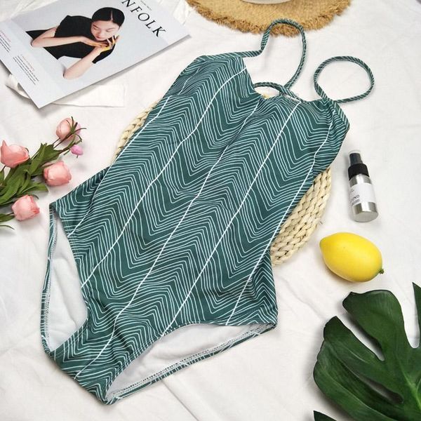 one-piece suits swimwear women 2021 one piece swimsuit green stripes print hollow out bathing suit bandage bodysuit swimming c1631
one-piece suits swimwear women 2021 one piece swimsuit green stripes print hollow out bathing suit bandage bodysuit swimming c1631