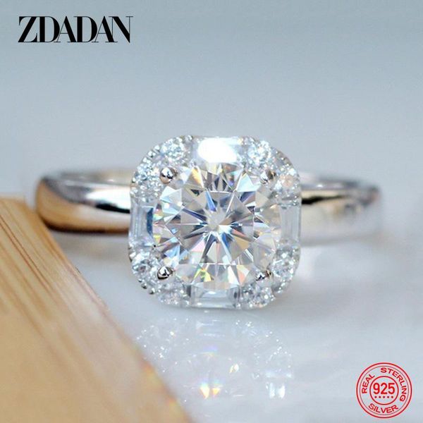 cluster rings zdadan 925 sterling silver crystal zircon ring for women charm wedding party jewelry gift wholesale, Golden;silver
cluster rings zdadan 925 sterling silver crystal zircon ring for women charm wedding party jewelry gift wholesale, Golden;silver