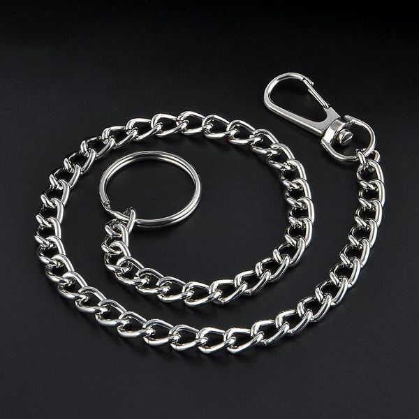 keychains 2021 23cm long metal keyring keychain chain hipster pant jean key wallet belt ring clip men's hiphop jewelry, Silver
keychains 2021 23cm long metal keyring keychain chain hipster pant jean key wallet belt ring clip men's hiphop jewelry, Silver