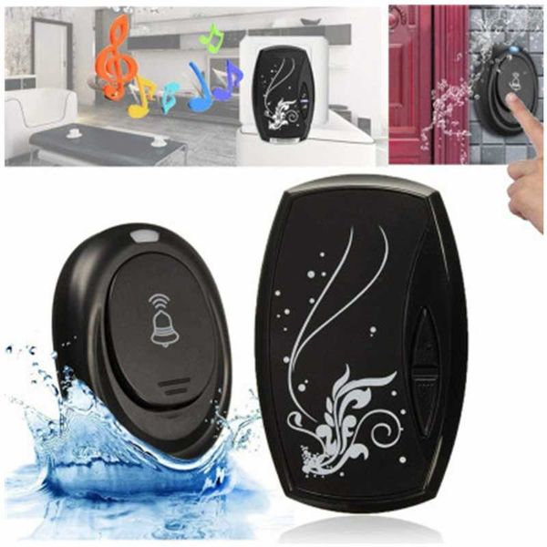 doorbells wireless waterproof doorbell 100m long transmission 36 sounds melodies 4 grade volume home security mini smart door bell black
doorbells wireless waterproof doorbell 100m long transmission 36 sounds melodies 4 grade volume home security mini smart door bell black
