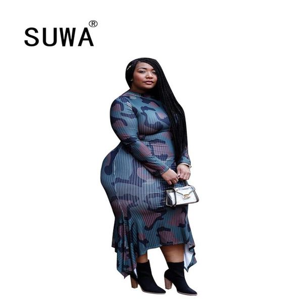 camouflage plus size casual loose dress classic o neck long sleeve trendy chic party club robe 2021 spring autumn dresses, Black;gray
camouflage plus size casual loose dress classic o neck long sleeve trendy chic party club robe 2021 spring autumn dresses, Black;gray