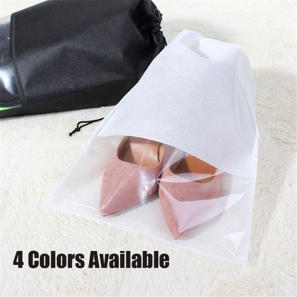 storage boxes & bins 1 pc non-woven semi-transparent shoe bag travel drawstring harness pocket high heel leather shoes dust-proof package
storage boxes & bins 1 pc non-woven semi-transparent shoe bag travel drawstring harness pocket high heel leather shoes dust-proof package