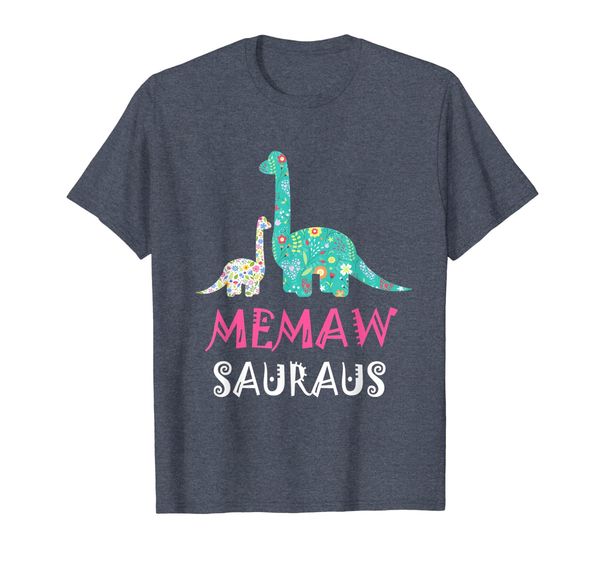 mothers day memawsaurus dinosaur shirt, White;black