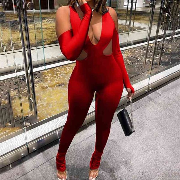 women fashion hollow out deep v-neck bodycon rompers autumn solid color off-shoulder jumpsuit lady streetwear outfits 210517, Black;white
women fashion hollow out deep v-neck bodycon rompers autumn solid color off-shoulder jumpsuit lady streetwear outfits 210517, Black;white