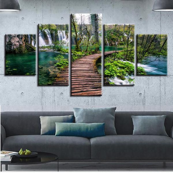 paintings wall art canvas hd prints pictures frame 5 pieces national park croatia waterfalls bridge poster modular home decor
paintings wall art canvas hd prints pictures frame 5 pieces national park croatia waterfalls bridge poster modular home decor