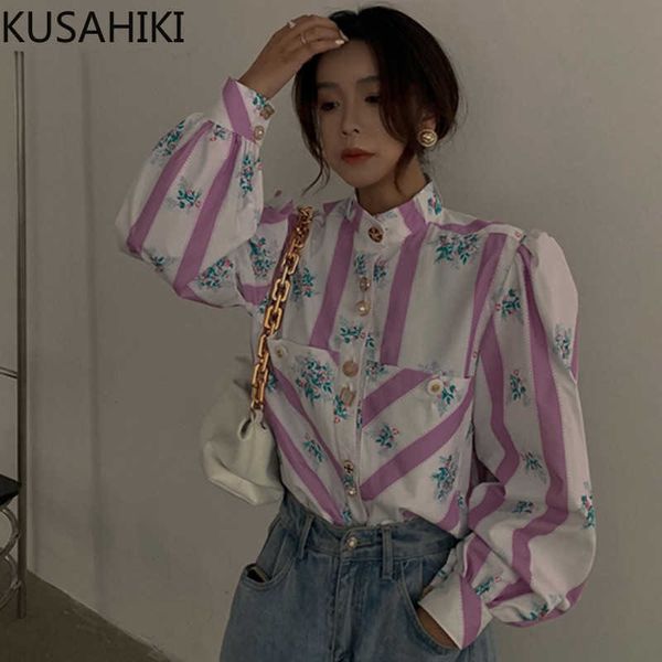 kusahiki women blouses korean hit color floral shirt puff sleeve stand neck elegant blusas femme spring 6f599 210602, White
kusahiki women blouses korean hit color floral shirt puff sleeve stand neck elegant blusas femme spring 6f599 210602, White