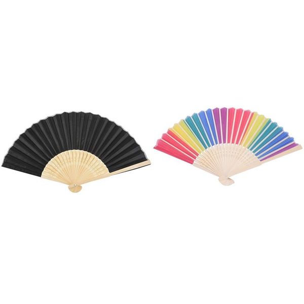 black silk hand fan bamboo ribs held personal & 7-inch rainbow folding other home decor
black silk hand fan bamboo ribs held personal & 7-inch rainbow folding other home decor