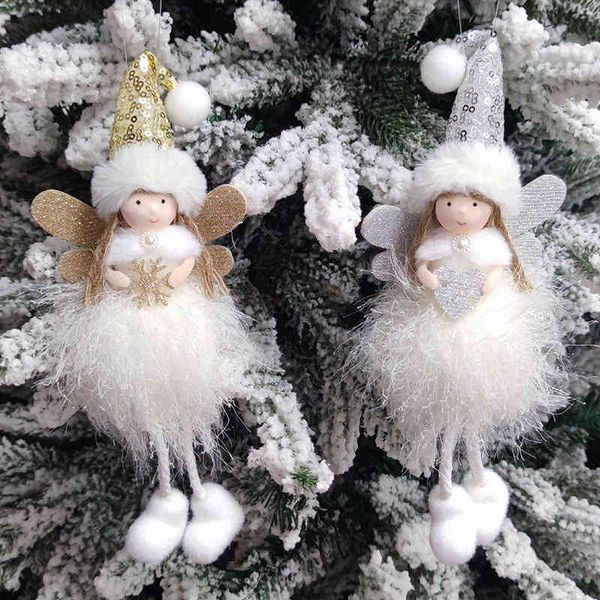 new decorative pendant lovely sequin plush angel christmas tree creative pendant
new decorative pendant lovely sequin plush angel christmas tree creative pendant