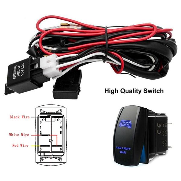 other lighting system 12v suv atv blue led light bar rocker switch wiring harness 40a relay fuse kit car accessories drop
other lighting system 12v suv atv blue led light bar rocker switch wiring harness 40a relay fuse kit car accessories drop