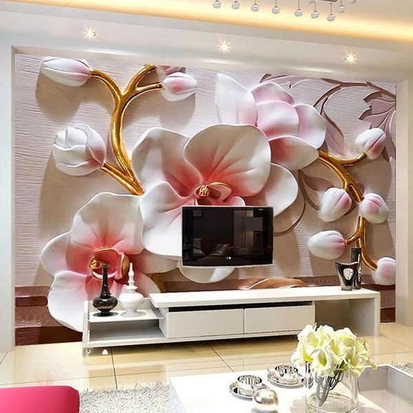 wallpapers custom self adhesive wallpaper 3d stereo relief phalaenopsis modern fashion floral decorative wall painting mural waterproof
wallpapers custom self adhesive wallpaper 3d stereo relief phalaenopsis modern fashion floral decorative wall painting mural waterproof