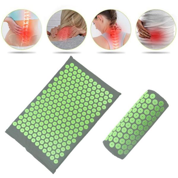 yoga mats convenient acupressure massage mat relieve stress spike cushion sponge pads pillow with cloth bag exercise supplies
yoga mats convenient acupressure massage mat relieve stress spike cushion sponge pads pillow with cloth bag exercise supplies