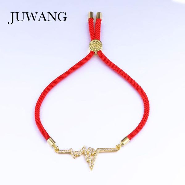 charm bracelets juwang sound wave symbol cubic zirconia sliver/ gold color bracelet for woman girl adjustable lucky red/black rope, Golden;silver
charm bracelets juwang sound wave symbol cubic zirconia sliver/ gold color bracelet for woman girl adjustable lucky red/black rope, Golden;silver