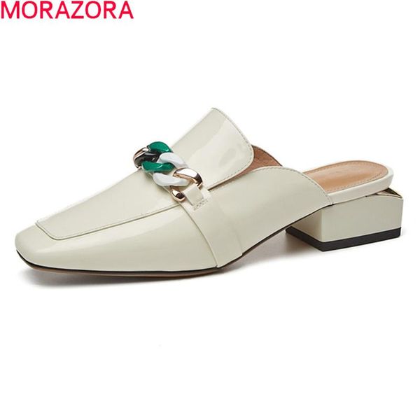 slippers morazora 2021 big size 34-42 women med heels square toe ladies causal shoes summer 3 colors mules for woman, Black
slippers morazora 2021 big size 34-42 women med heels square toe ladies causal shoes summer 3 colors mules for woman, Black