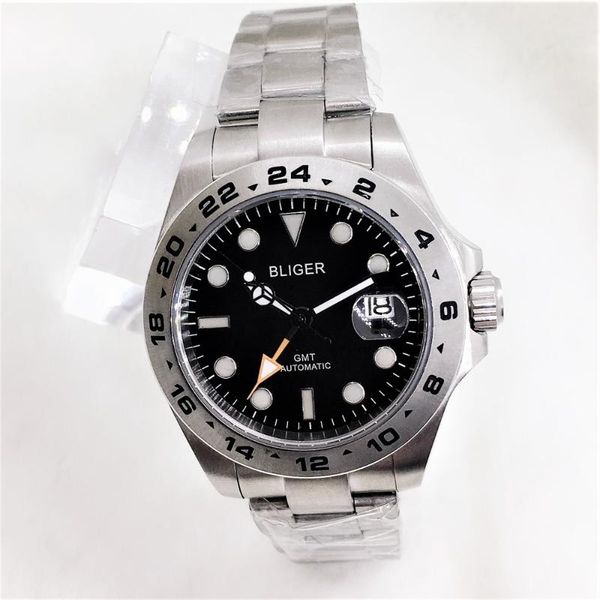 wristwatches 904l stainless steel bracelet sapphire glass rotating white bezel black dial casual swimming men's automatic watch, Slivery;brown
wristwatches 904l stainless steel bracelet sapphire glass rotating white bezel black dial casual swimming men's automatic watch, Slivery;brown